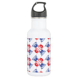 Pug Pattern red blu 532 Ml Water Bottle