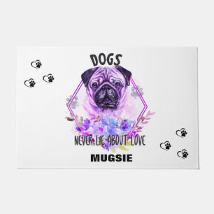 "PUG" PERSONALIZED DOORMAT