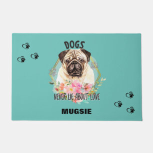"PUG" PERSONALIZED DOORMAT