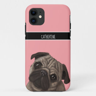 Pug Pink Case-Mate iPhone Case