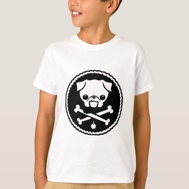Pug Pirate T-Shirt (Front)