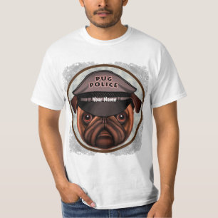 Pug Police T-Shirt