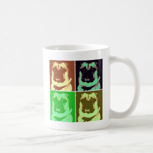 Pug Pop Art Coffee Mug