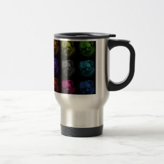 Pug Pop Art Travel Mug