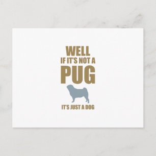 Pug Postcard