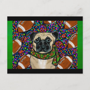 PUG POSTCARD
