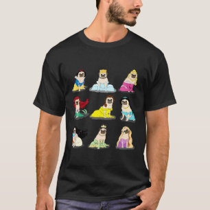 Pug Princesses Version 2 19 T-Shirt
