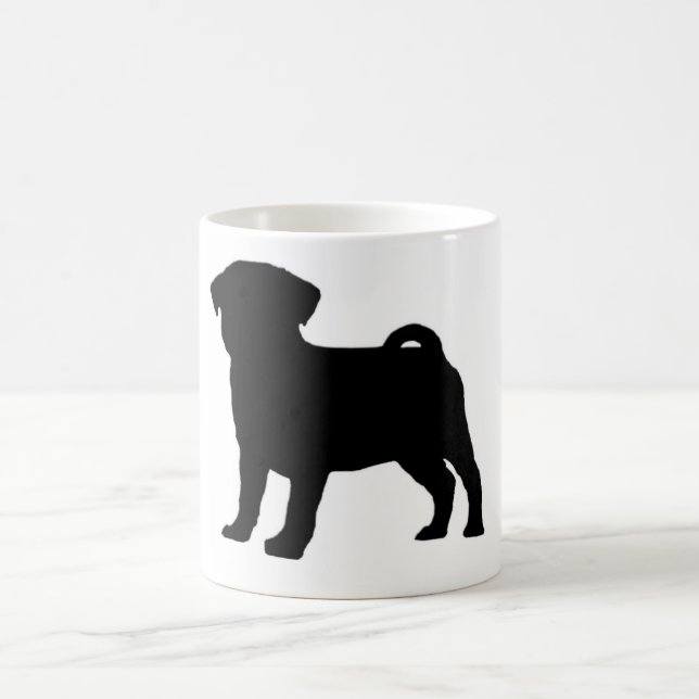 Pug Print Coffee Mug (Center)