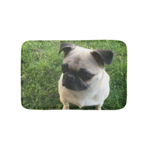 Pug Pup Bath Mat