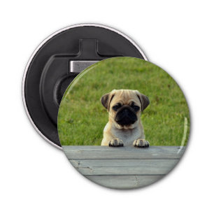 Pug Pup Bottle Opener
