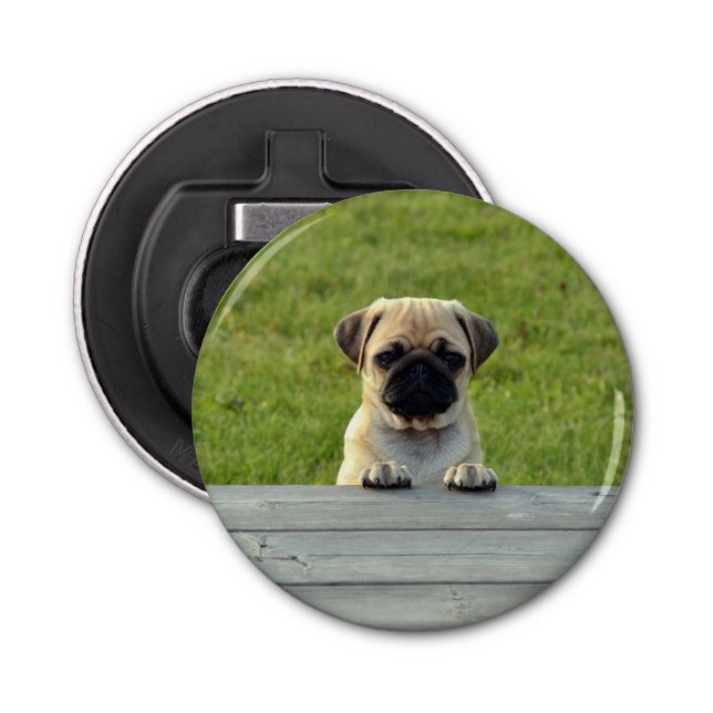 Pug Pup Bottle Opener (Front)