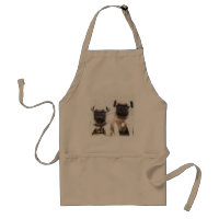 Pug puppy apron