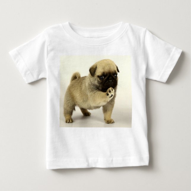 pug puppy baby T-Shirt (Front)