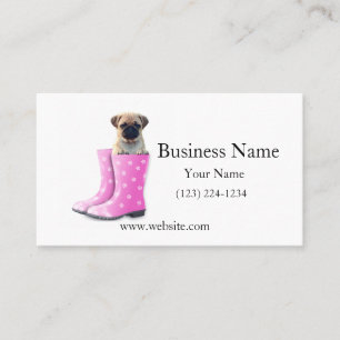 Pug Puppy Business Card