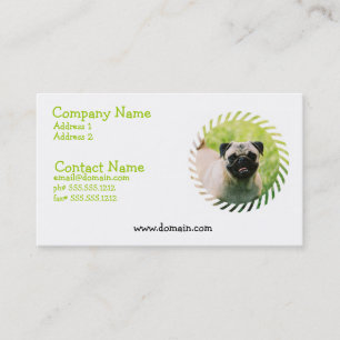 Pug Puppy Business Card