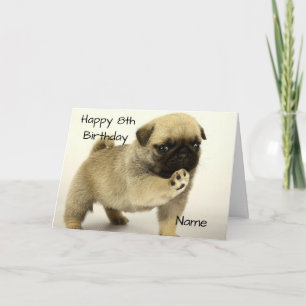 Pug Puppy Card