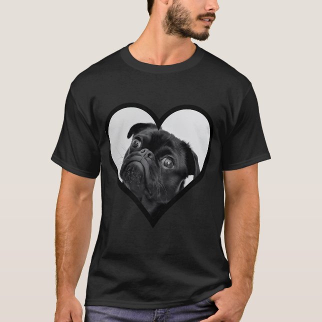 Pug Puppy Dog T-Shirt (Front)