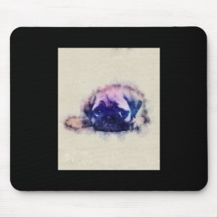 Pug Puppy Sketch Pug Dog Lovers Gift Mouse Pad
