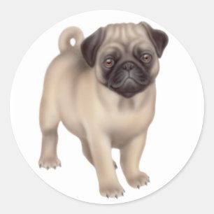 Pug Puppy Sticker