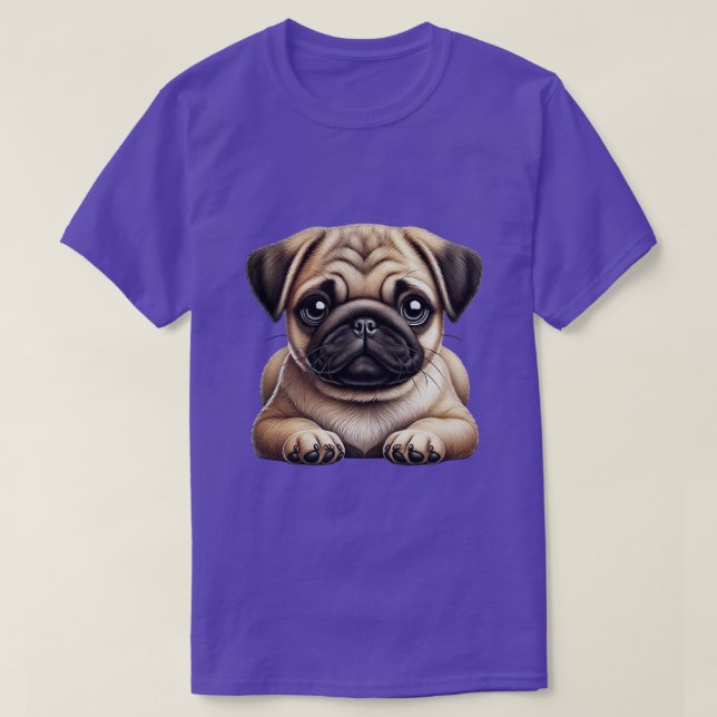 Pug Puppy T-Shirt (Design Front)