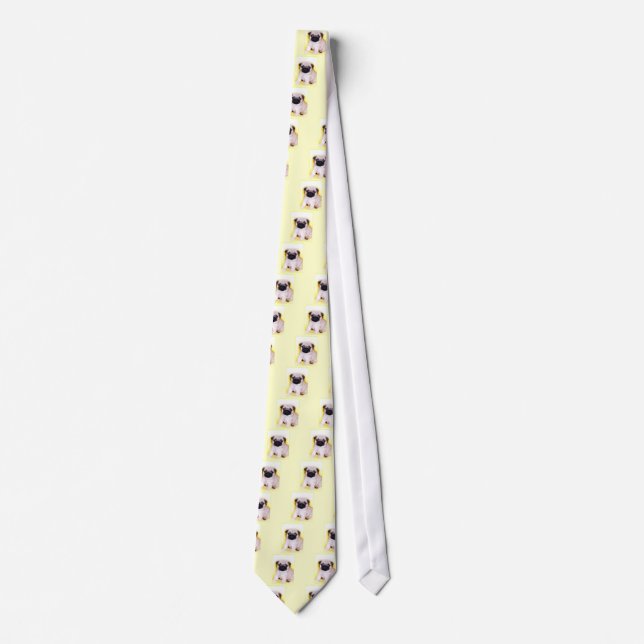 Pug puppy tie (Front)