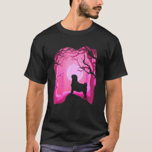 Pug Retro Pink Vintage Retro Pug Dog T-Shirt