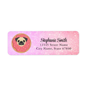 Pug Return Address Labels