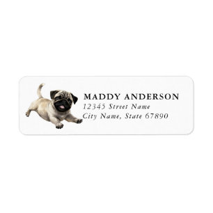 Pug Return Address Labels