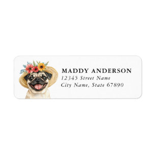 Pug Return Address Labels