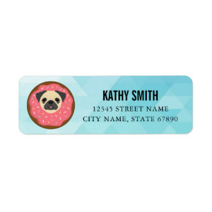 Pug Return Address Labels