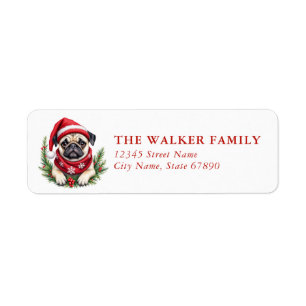 Pug Return Address Labels