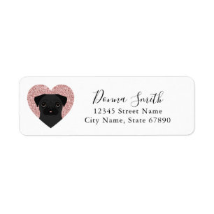 Pug Return Address Labels