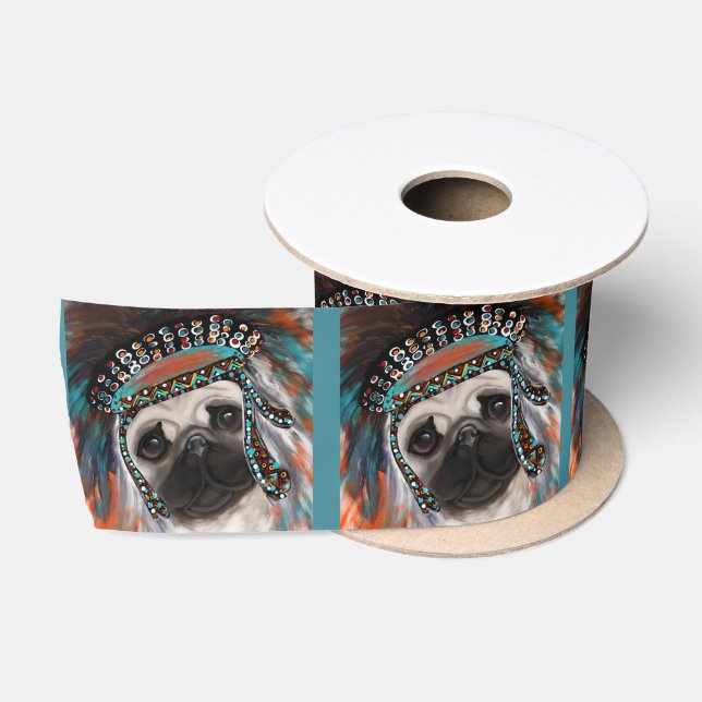  PUG SATIN RIBBON (Spool)