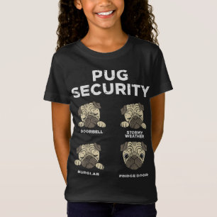 Pug Security Funny Animal Pet Dog Lover Owner Men T-Shirt