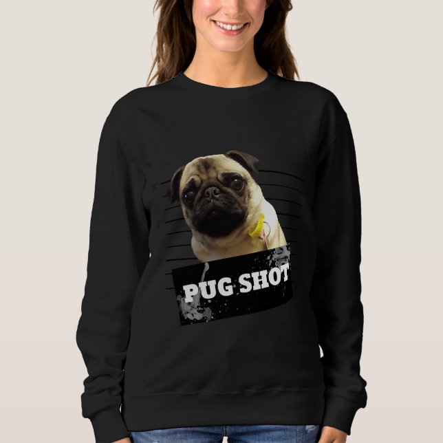 Pug Shot Essential T-Shirt 372 Sweatshirt (Front)
