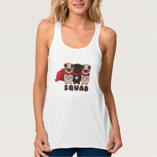Pug Squad Pugs To The Rescue Woman's Tank Top