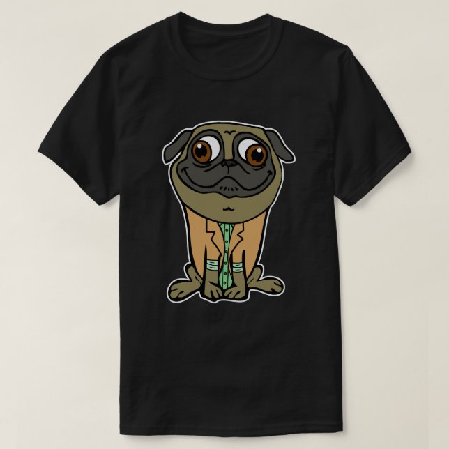 Pug Style T-Shirt (Design Front)