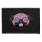 Pug Sugar Skulls Pillowcase Set Pink and Blue