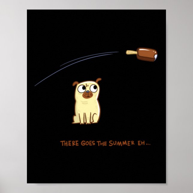 Pug Summer Poster (Front)