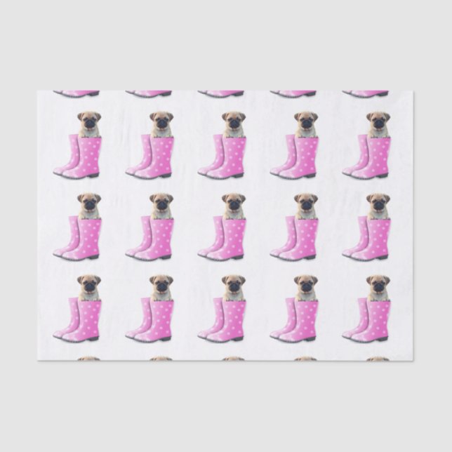 Pug Tissue Paper (Front)