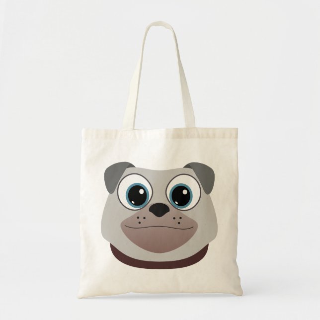 Pug Tote Bag (Front)