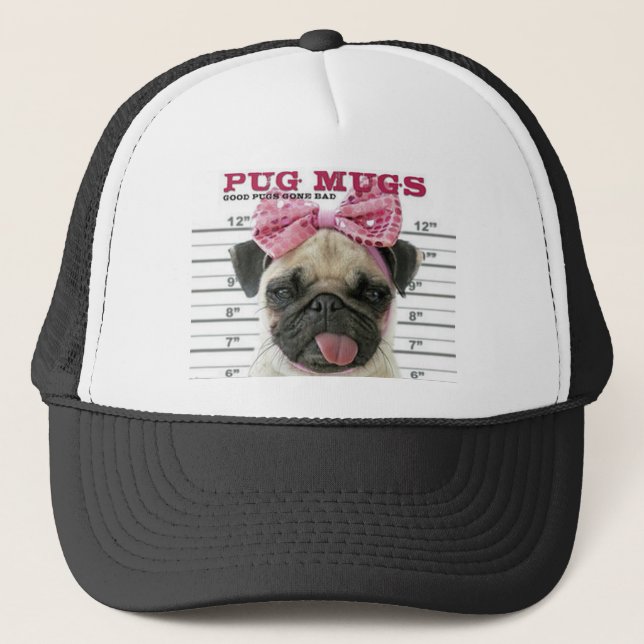 Pug Trucker Hat (Front)