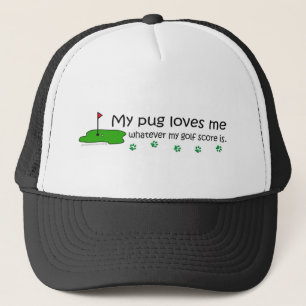 Pug Trucker Hat