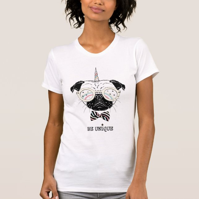 Pug Unicorn | Be Unique T-Shirt (Front)