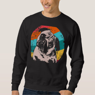 Pug Vintage Style  Idea Sweatshirt