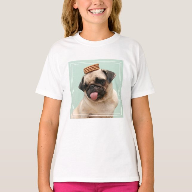 Pug Wants Treats T-Shirt (Front)