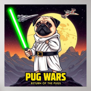 Pug Wars Return of the Pugs Poster