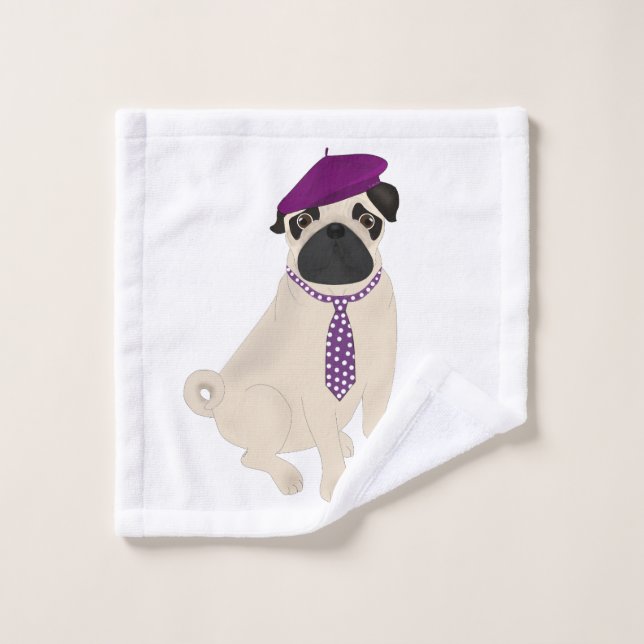 Pug Wash Cloth (Wash Cloth)