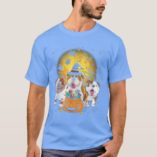 Pug Witch Pumpkin Halloween Gifts Women Pugkin Dog T-Shirt