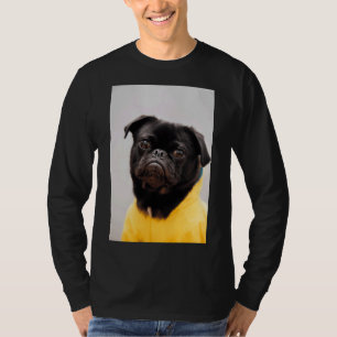 Pug with a yellow T-shirt Classic T-Shirt 946